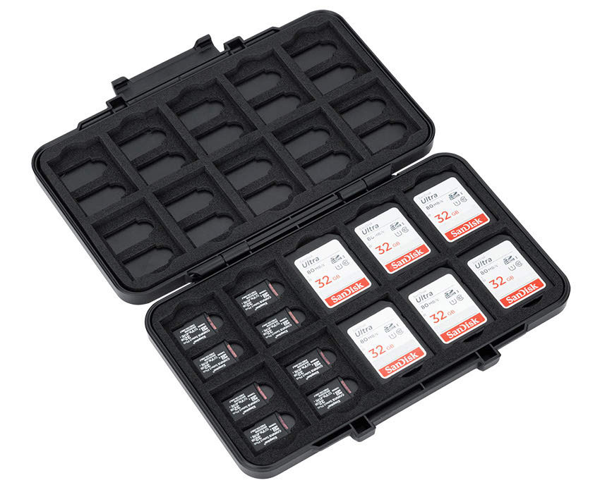 Футляр защитный для 20 SD Card и 40 microSD карт памяти