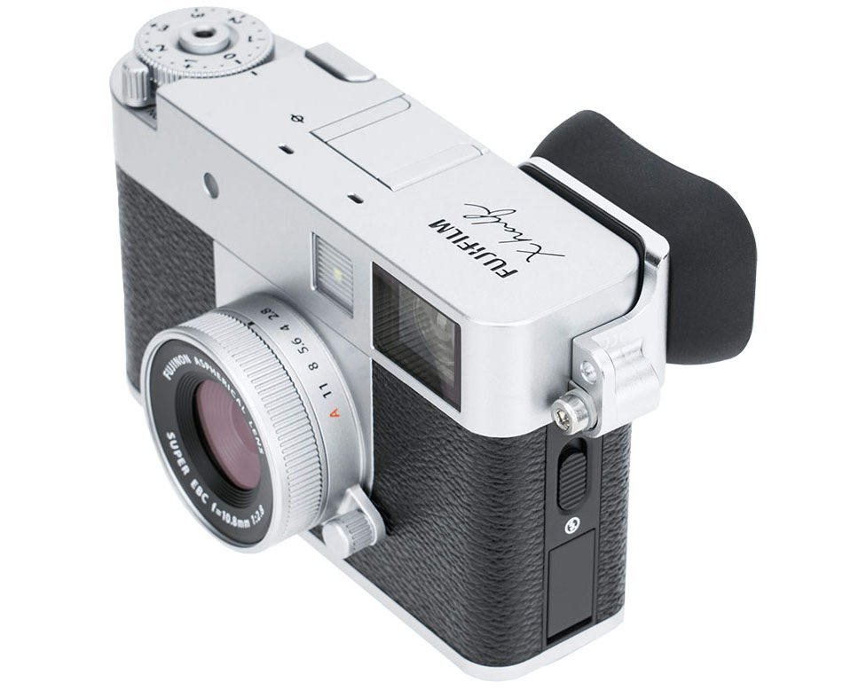 Наглазник для Fujifilm X Half удлинённый (серебристый)