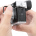 Наглазник для Fujifilm X Half удлинённый (серебристый)