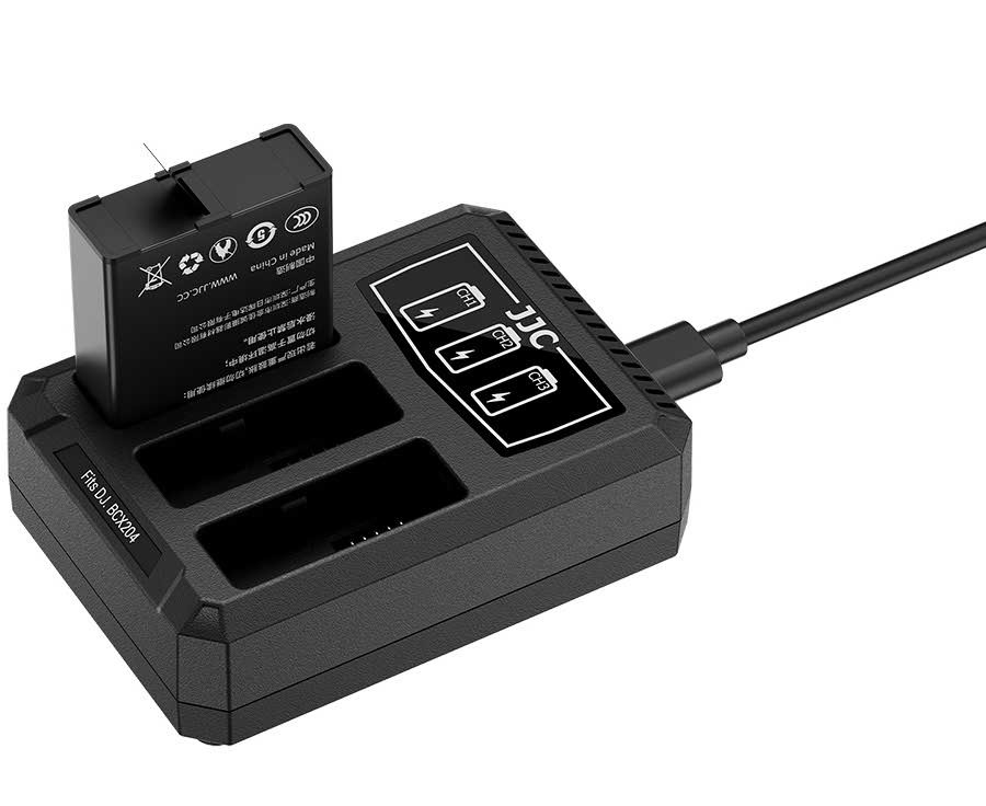 Зарядное USB-C устройство для трёх аккумуляторов DJI BCX204