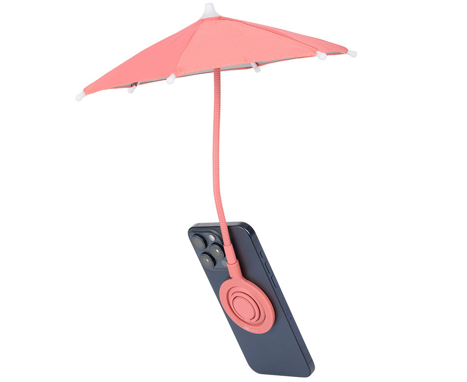 MagSafe зонтик для смартфона (диаметр 25 см), розовый цвет