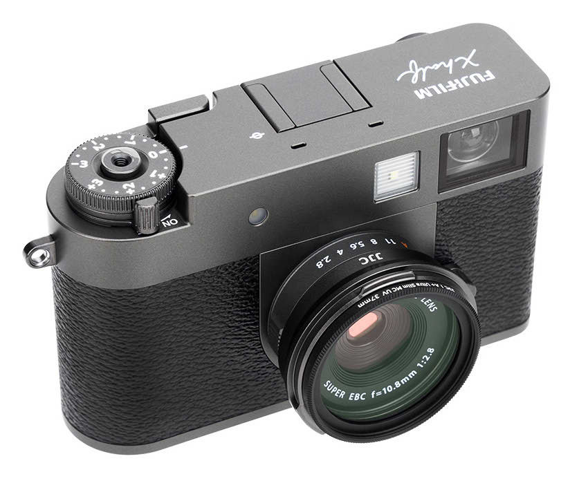 Бленда JJC LH-JXHALF SILVER для Fujifilm X half с адаптером (тёмно-серый цвет)