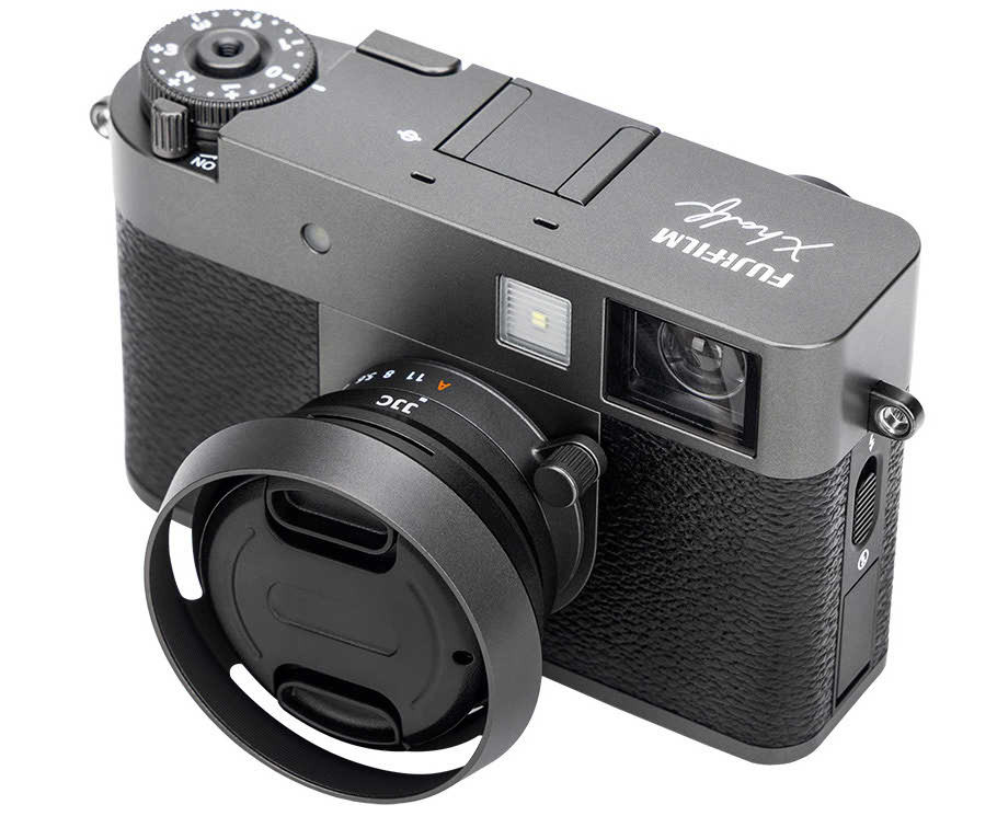 Бленда JJC LH-JXHALF SILVER для Fujifilm X half с адаптером (тёмно-серый цвет)