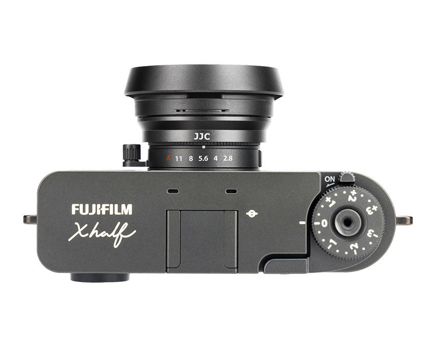 Бленда JJC LH-JXHALF SILVER для Fujifilm X half с адаптером (тёмно-серый цвет)