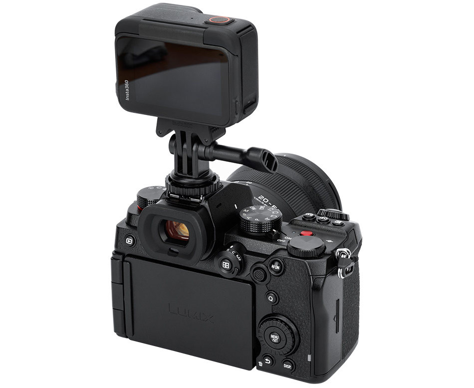 Крепление экшн камеры в горячий башмак или штатив 1/4-20