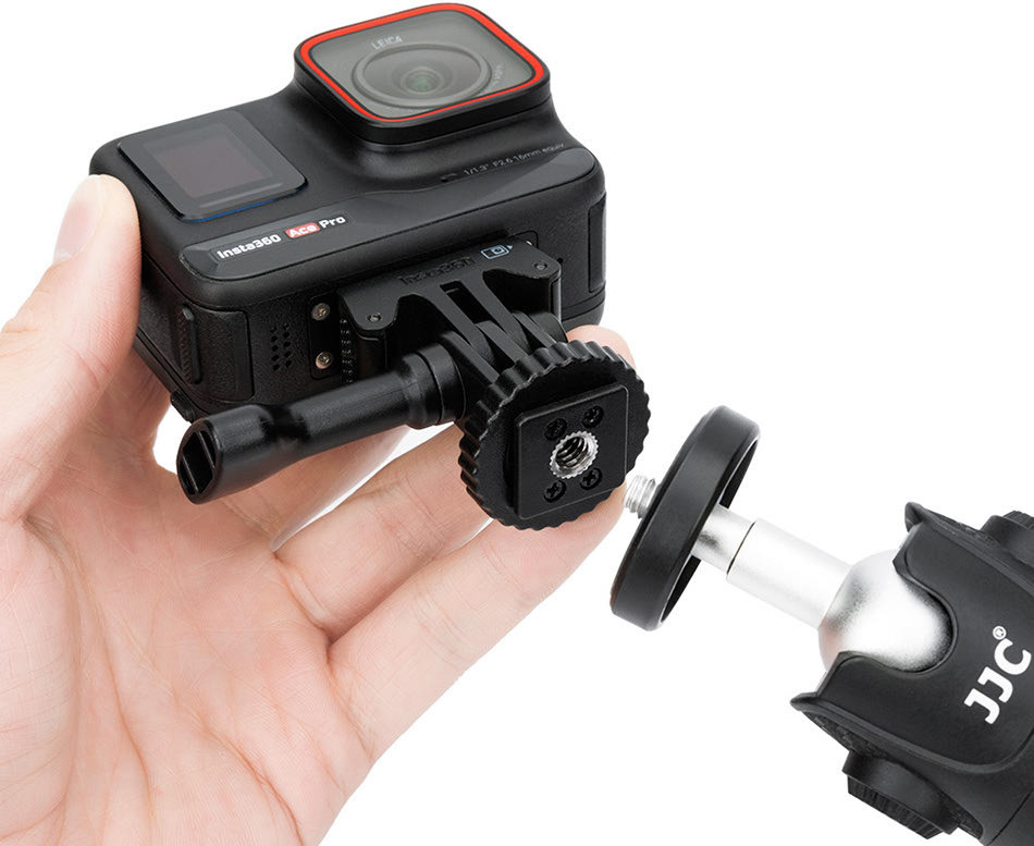 Крепление экшн камеры в горячий башмак или штатив 1/4-20