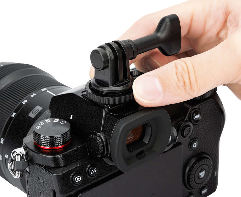 Крепление экшн камеры в горячий башмак или штатив 1/4-20