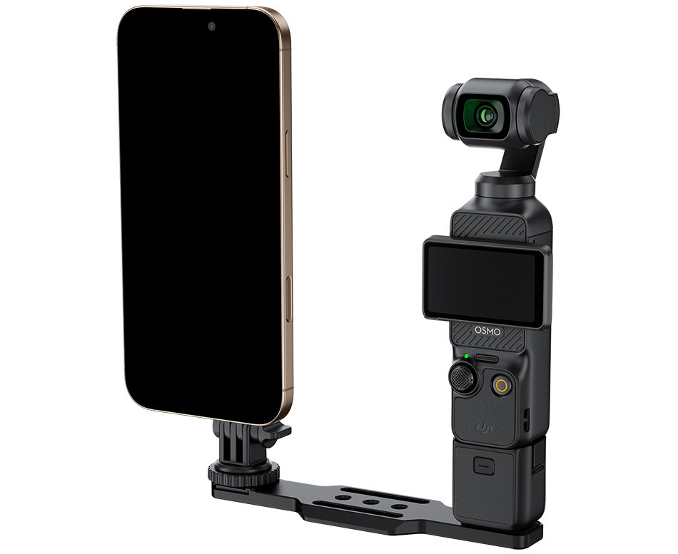 Расширительная рейка для DJI Osmo Pocket 3 с MagSafe и холодным башмаком