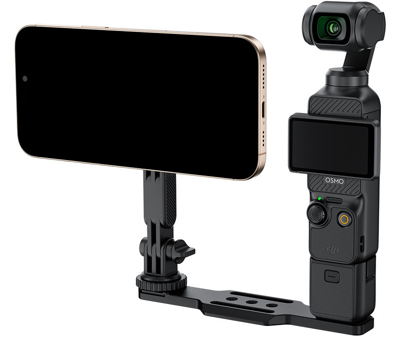 Расширительная рейка для DJI Osmo Pocket 3 с MagSafe и холодным башмаком