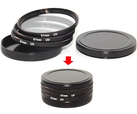 Металлические крышки для светофильтров 37 мм