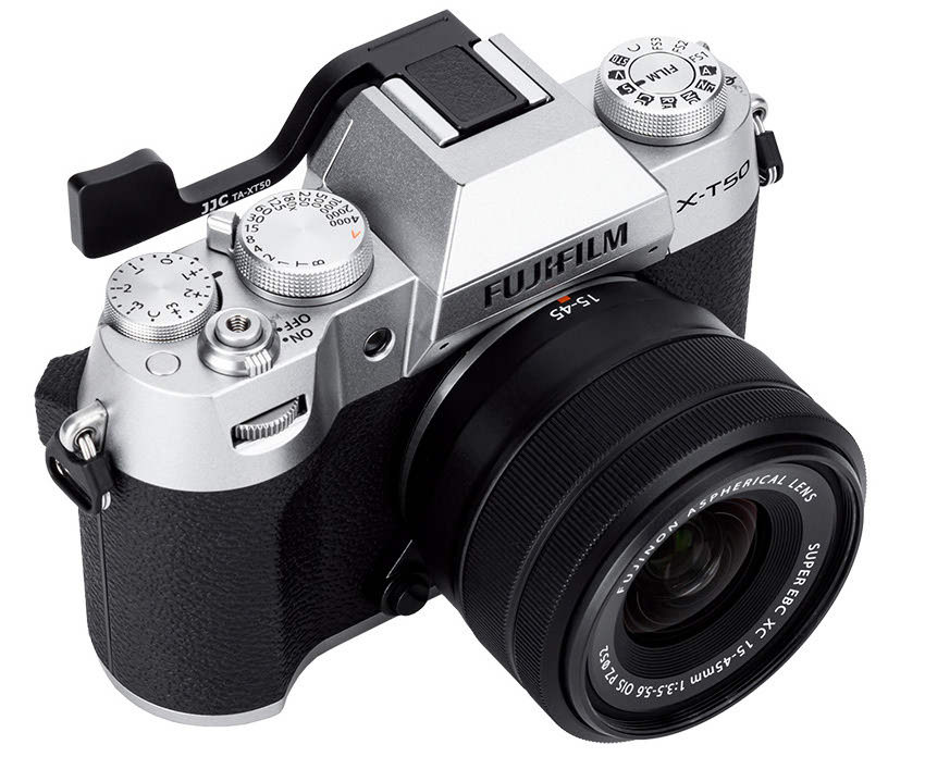 Дополнительный хват для Fujifilm X-T50 (чёрный цвет)
