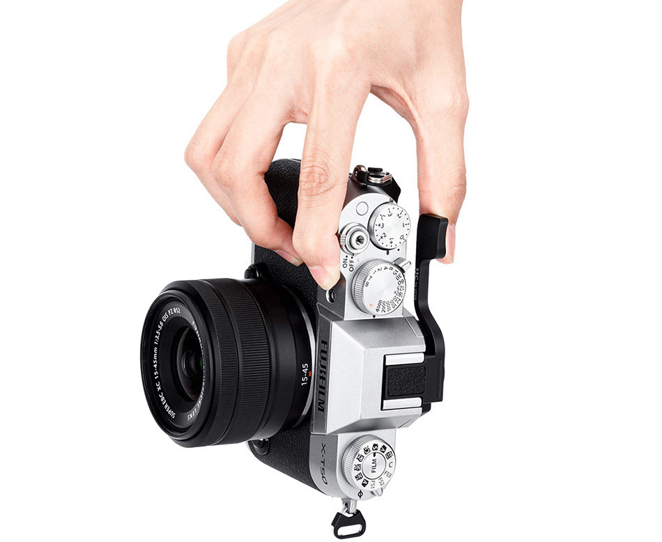 Дополнительный хват для Fujifilm X-T50 (чёрный цвет)