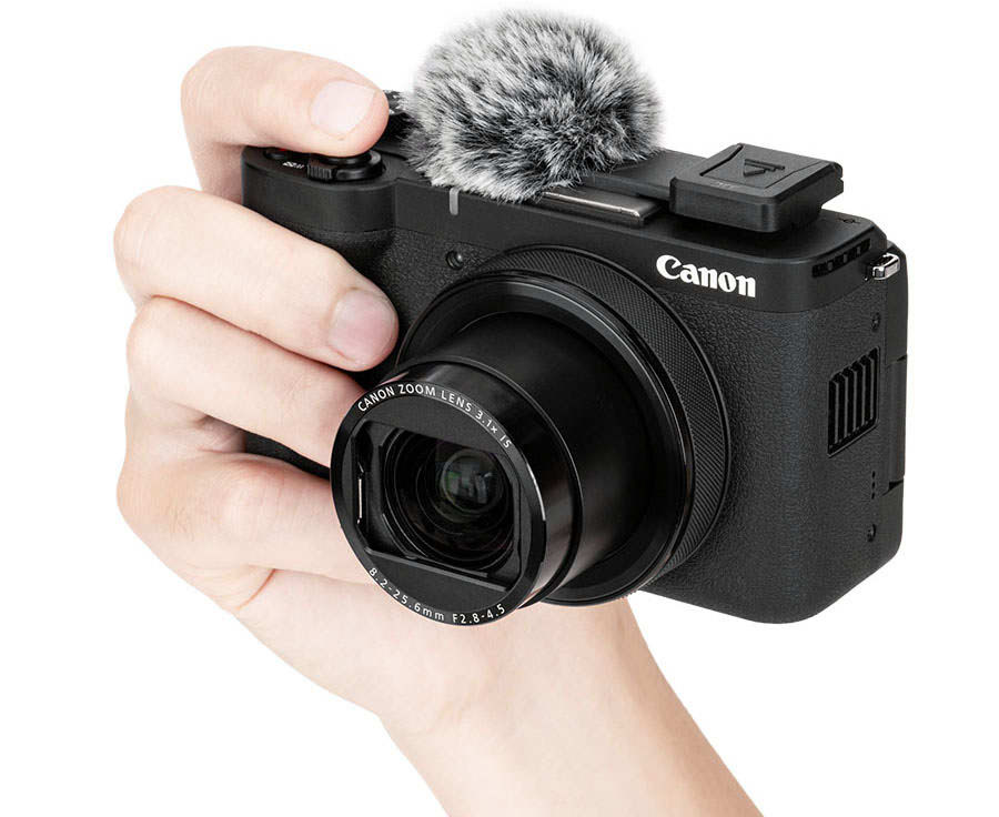 Ветрозащита встроенного микрофона Canon PowerShot V1