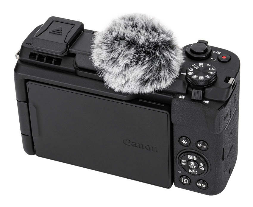 Ветрозащита встроенного микрофона Canon PowerShot V1
