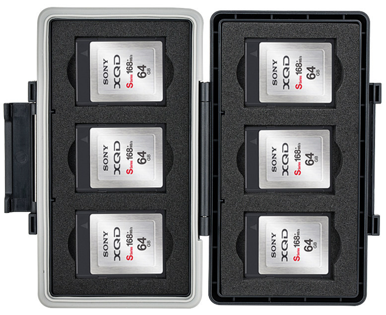 Футляр защитный на 6 XQD карт памяти