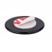 Мягкая спусковая кнопка безрезьбовая (черный цвет) округлая