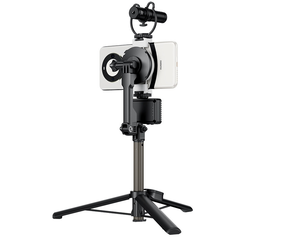 Магнитное крепление с зажимом для смартфона (белый цвет)