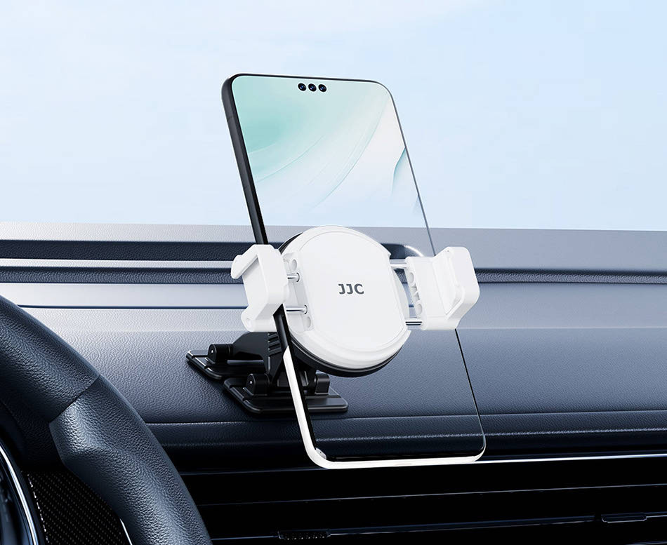 Магнитное крепление с зажимом для смартфона (белый цвет)