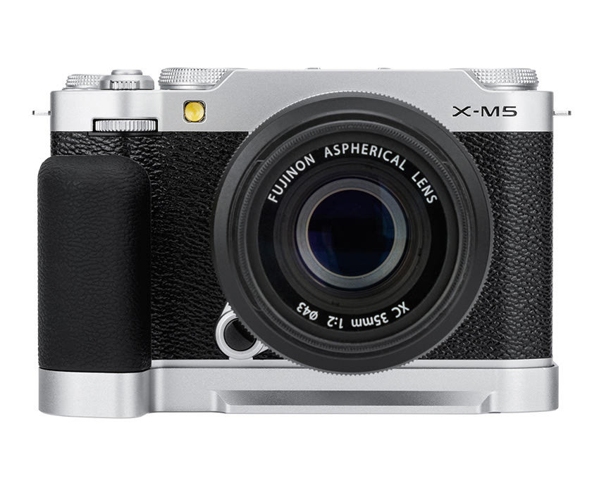 L-образная рукоятка для Fujifilm X-M5 (серебристая)