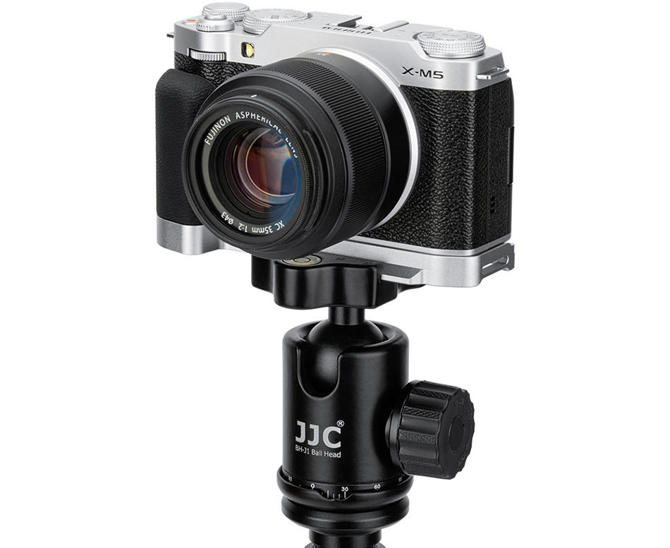 L-образная рукоятка для Fujifilm X-M5 (серебристая)