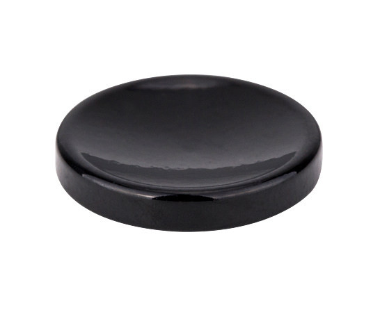 Мягкая спусковая кнопка безрезьбовая (черный цвет) вогнутая