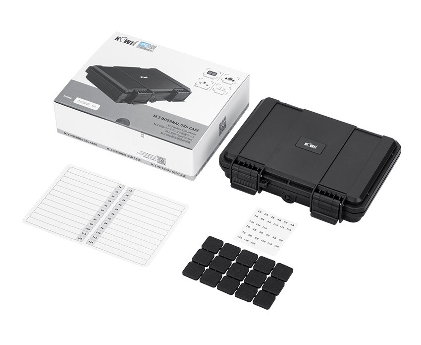 Защитный бокс на двадцать четыре SSD M.2 2280 / 2260 / 2242 / 2230 накопителей