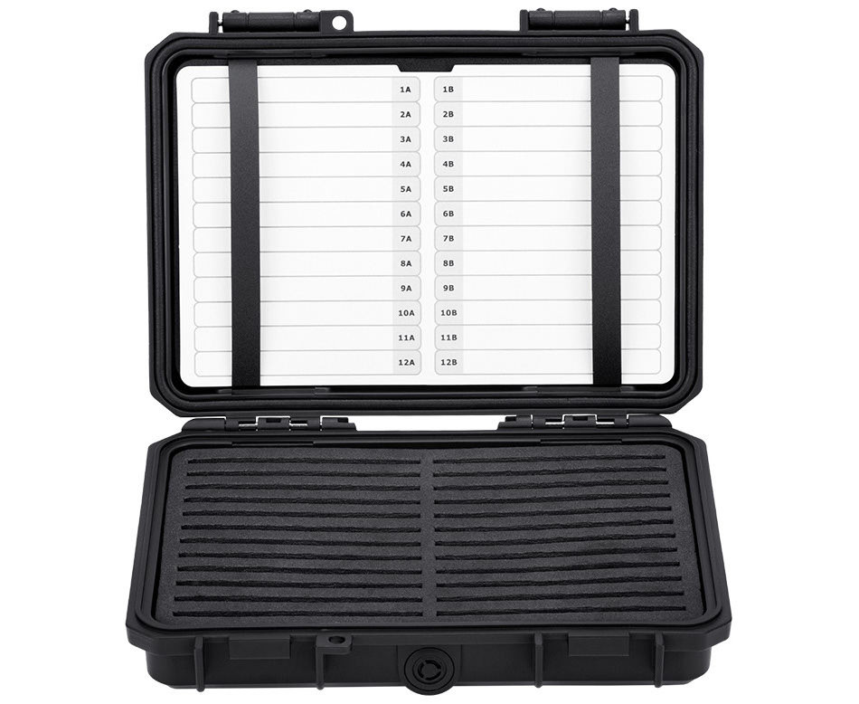 Защитный бокс на двадцать четыре SSD M.2 2280 / 2260 / 2242 / 2230 накопителей