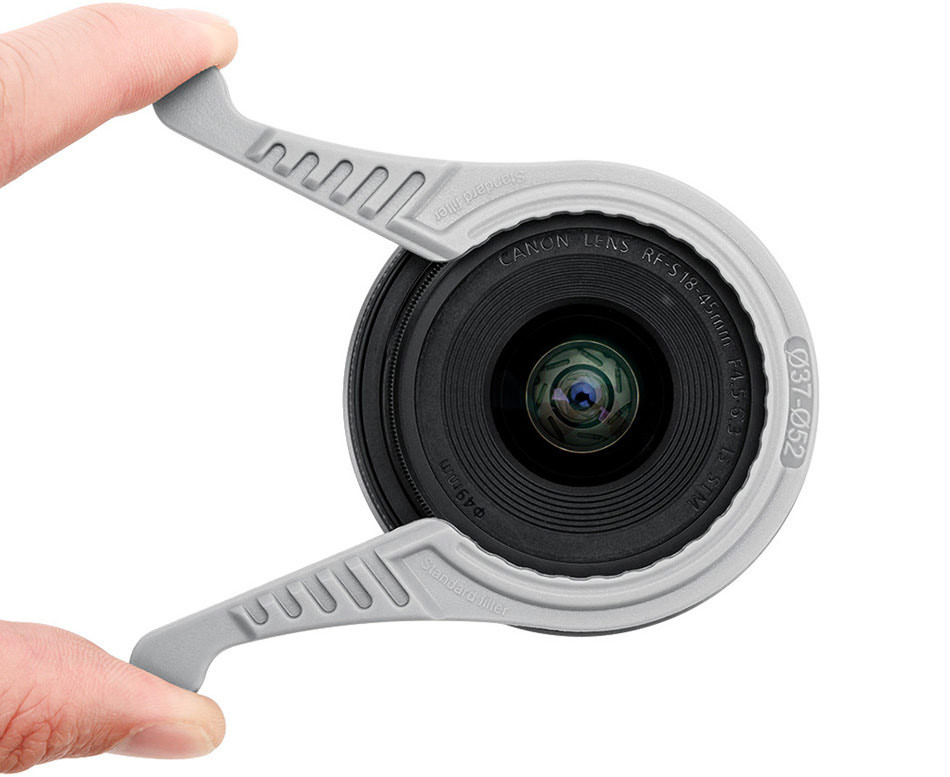 Клещи для снятия светофильтров (от 37 до 95 мм) серый цвет