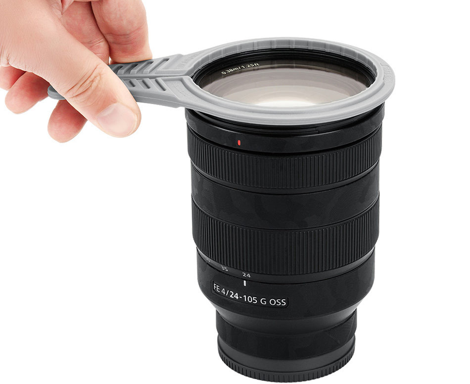 Клещи для снятия светофильтров (от 37 до 95 мм) серый цвет