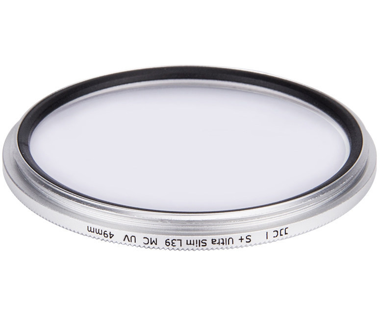 Фильтр ультрафиолетовый 49 мм JJC MCUV Ultra Slim L39 (S+) серебристый
