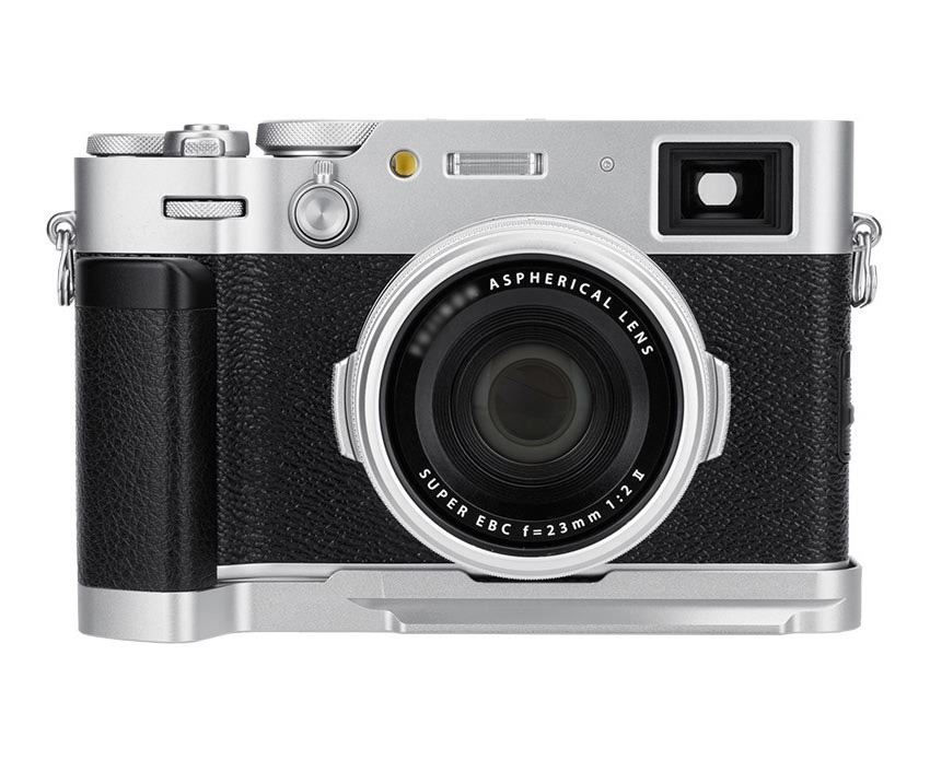 L-образная рукоятка для Fujifilm X100VI / X100V / X100F (серебристая)