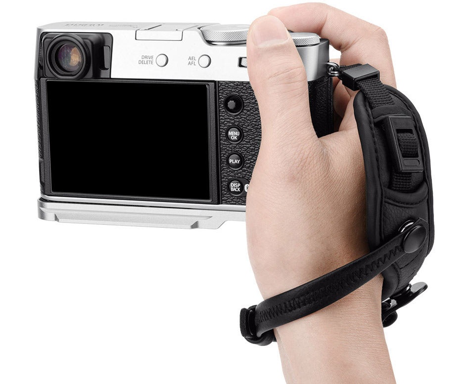 L-образная рукоятка для Fujifilm X100VI / X100V / X100F (серебристая)