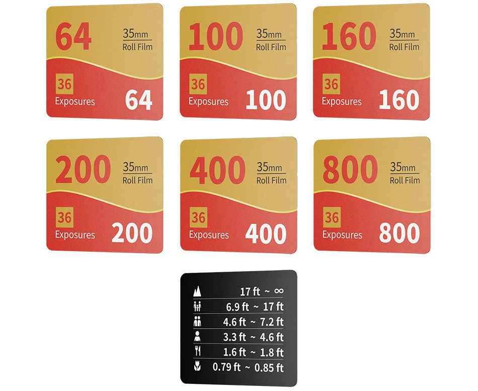 Набор карточек для плёночной камеры Pentax 17