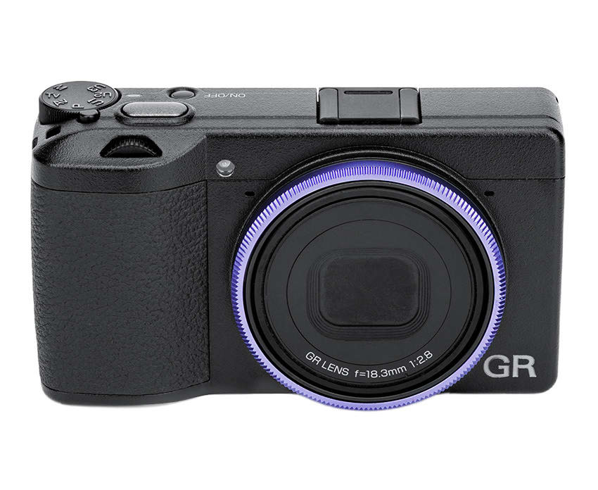 Декоративное кольцо для Ricoh GR III (фиолетовое)