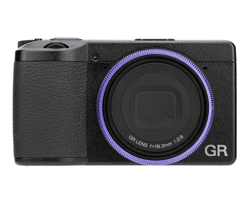 Декоративное кольцо для Ricoh GR III (фиолетовое)