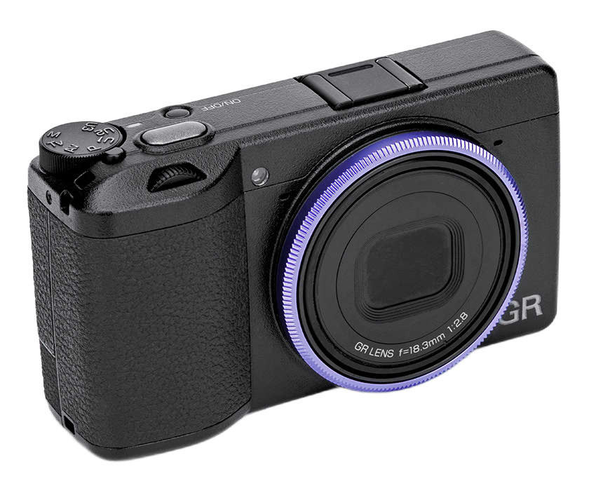 Декоративное кольцо для Ricoh GR III (фиолетовое)