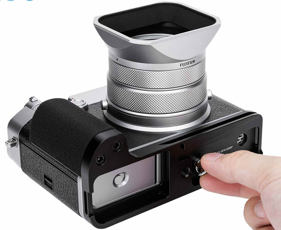 L-образная рукоятка для Fujifilm GFX100RF (чёрный цвет)