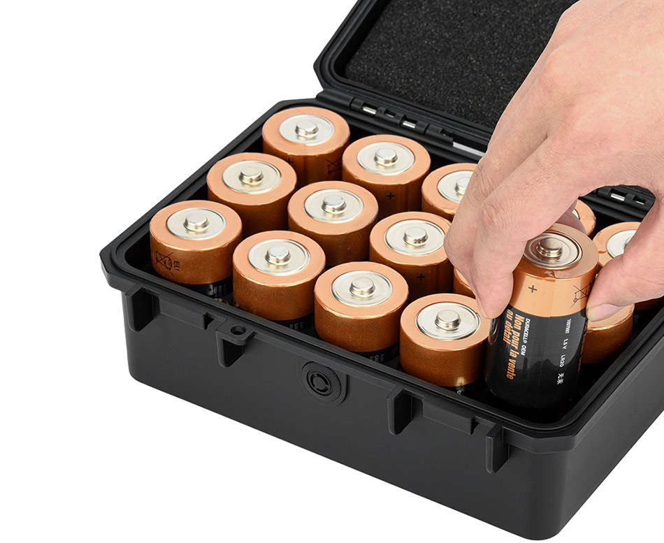 Защитный бокс на пятнадцать батареек LR20 / AM1 (D)