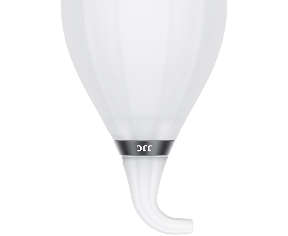 Груша воздушная для оптики с двумя клапанами, мягким соплом и ремешком (прозрачный цвет)