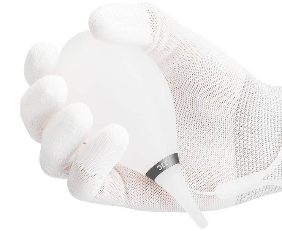 Груша воздушная для оптики с двумя клапанами, мягким соплом и ремешком (прозрачный цвет)