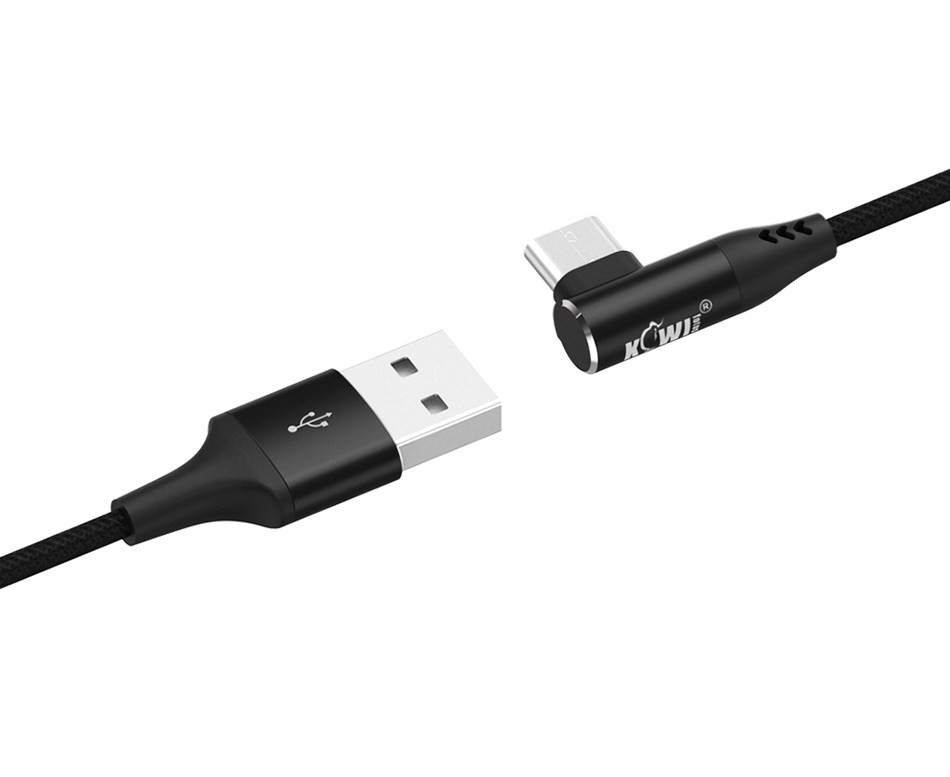 Угловой кабель Type-C / USB 1.2 м