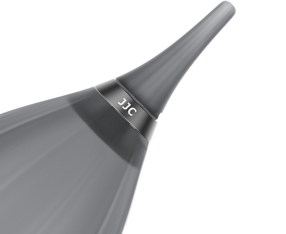 Груша воздушная для оптики с двумя клапанами, мягким соплом и ремешком (прозрачный чёрный)