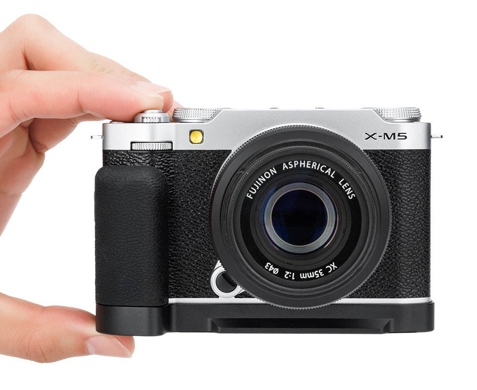 L-образная рукоятка для Fujifilm X-M5 (чёрный цвет)