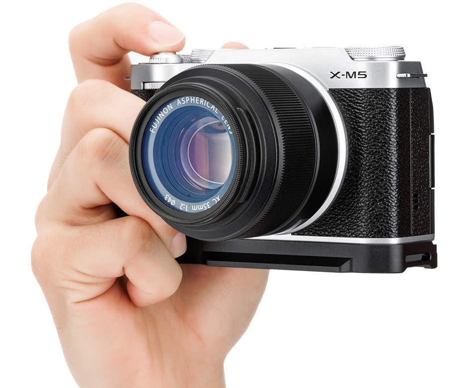 L-образная рукоятка для Fujifilm X-M5 (чёрный цвет)