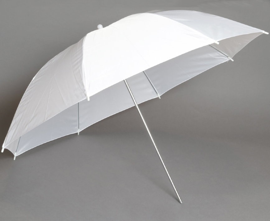 Зонт студийный белый на просвет (101 см)