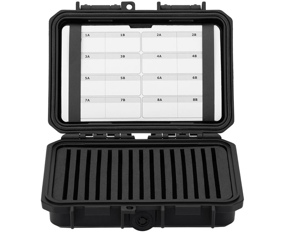 Защитный бокс на пятнадцать SSD M.2 2280 / 2260 / 2242 / 2230 накопителей