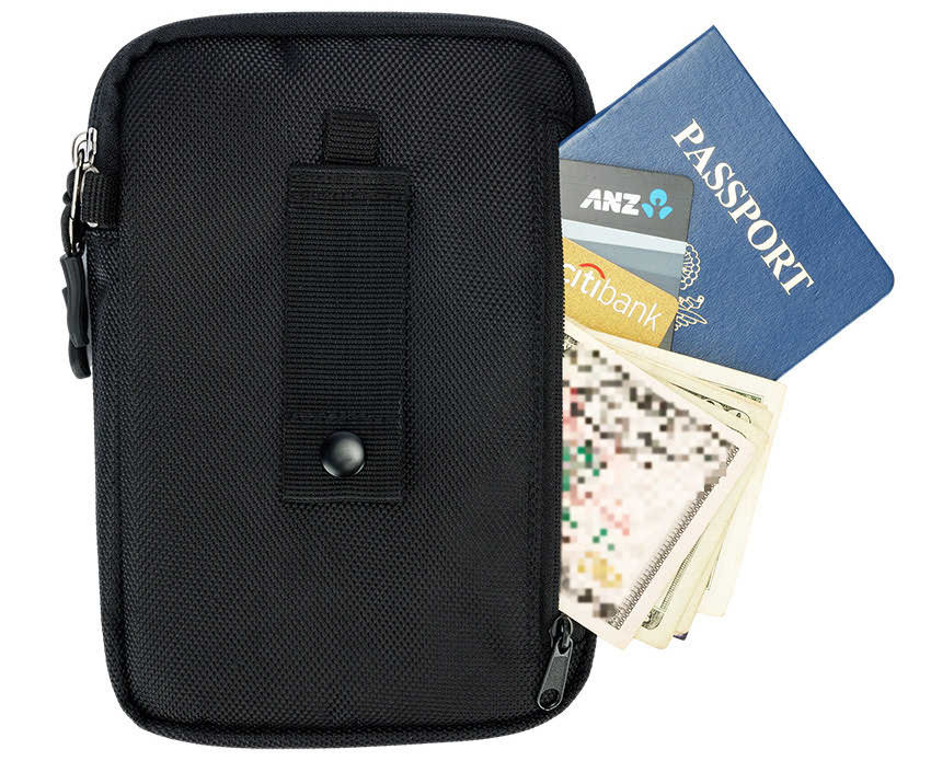 Сумка-чехол для смартфона и пауэрбанка (чёрный цвет)