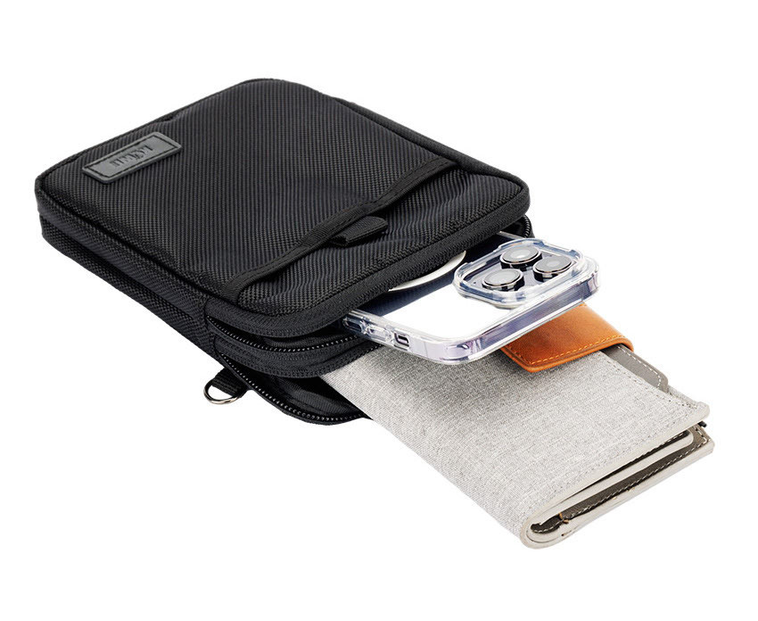 Сумка-чехол для смартфона и пауэрбанка (чёрный цвет)