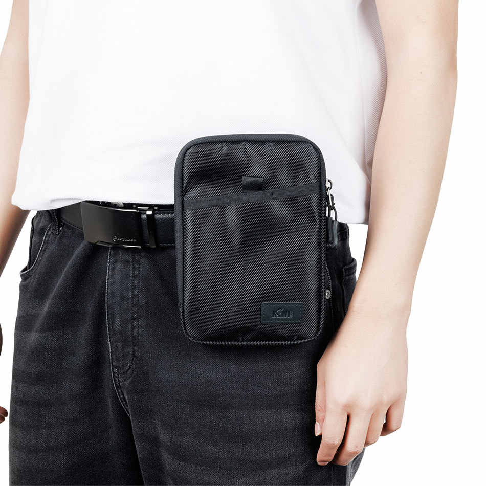 Сумка-чехол для смартфона и пауэрбанка (чёрный цвет)