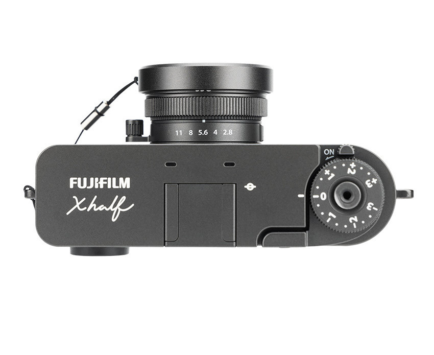 Бленда квадратная с крышкой для Fujifilm X Half (тёмно-серый цвет)